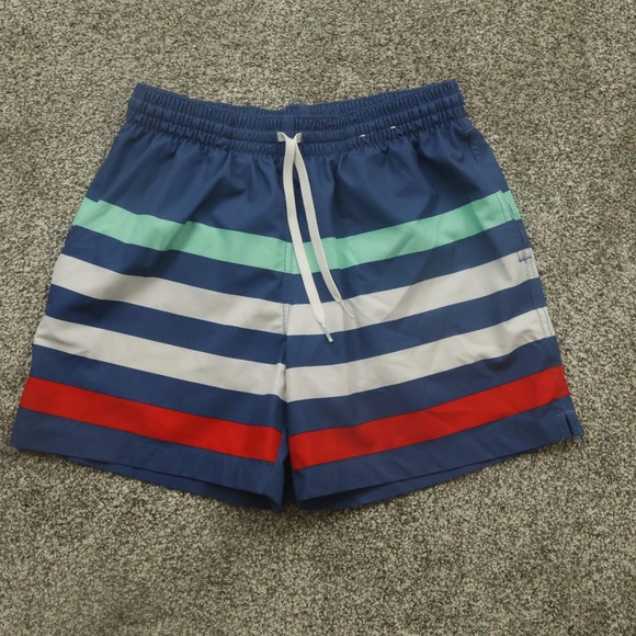 Chubbies‎ Swim Trunks Shorts Mens Medium Striped Lined 5" Inseam Swimwear - Picture 1 of 9